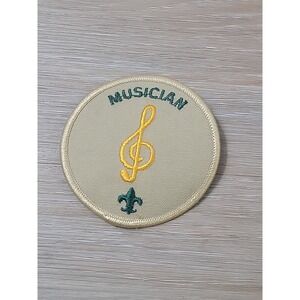 Musician plastic back Youth BSA Position Patch